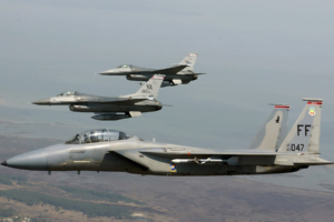F 15 Eagle joined F 16 Fighting Falcons495862137 300x200 - F 15 Eagle joined F 16 Fighting Falcons - Pops, joined, Fighting, Falcons, Eagle